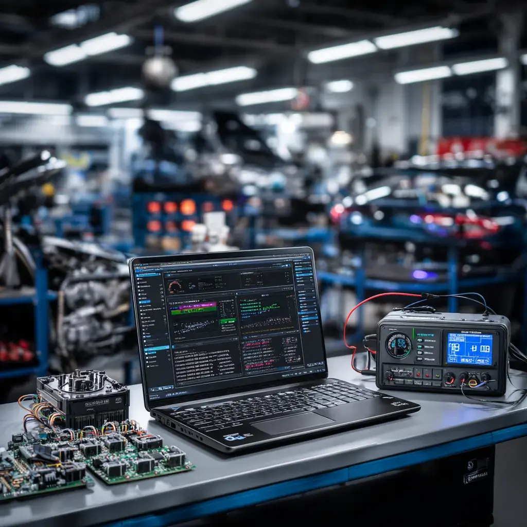 Automotive ECU programming and diagnostics