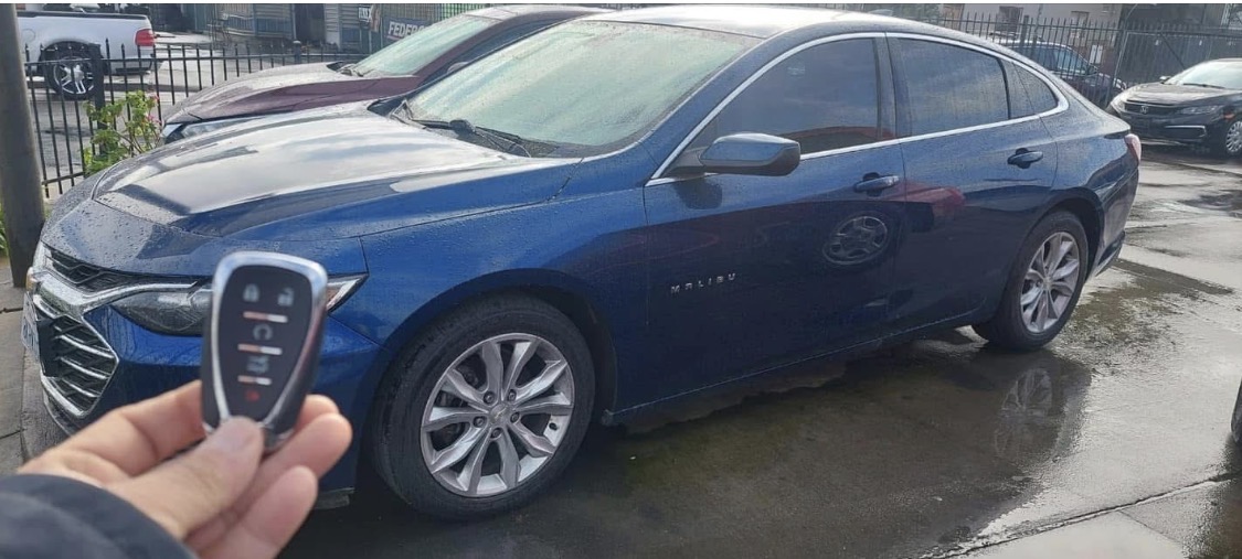 Chevrolet Malibu with replacement smart key after an all-keys-lost job in Gage Park, Chicago