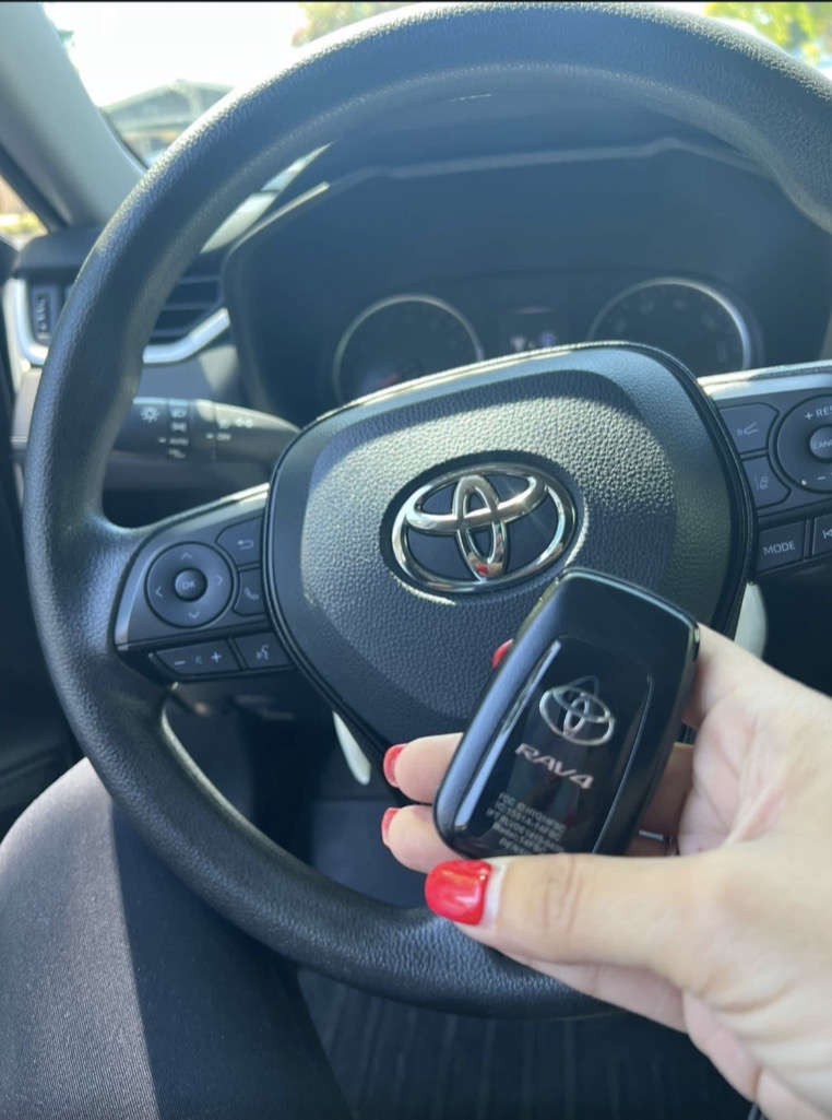Toyota RAV4 replacement smart key from an all-keys-lost job in West Lawn, Chicago