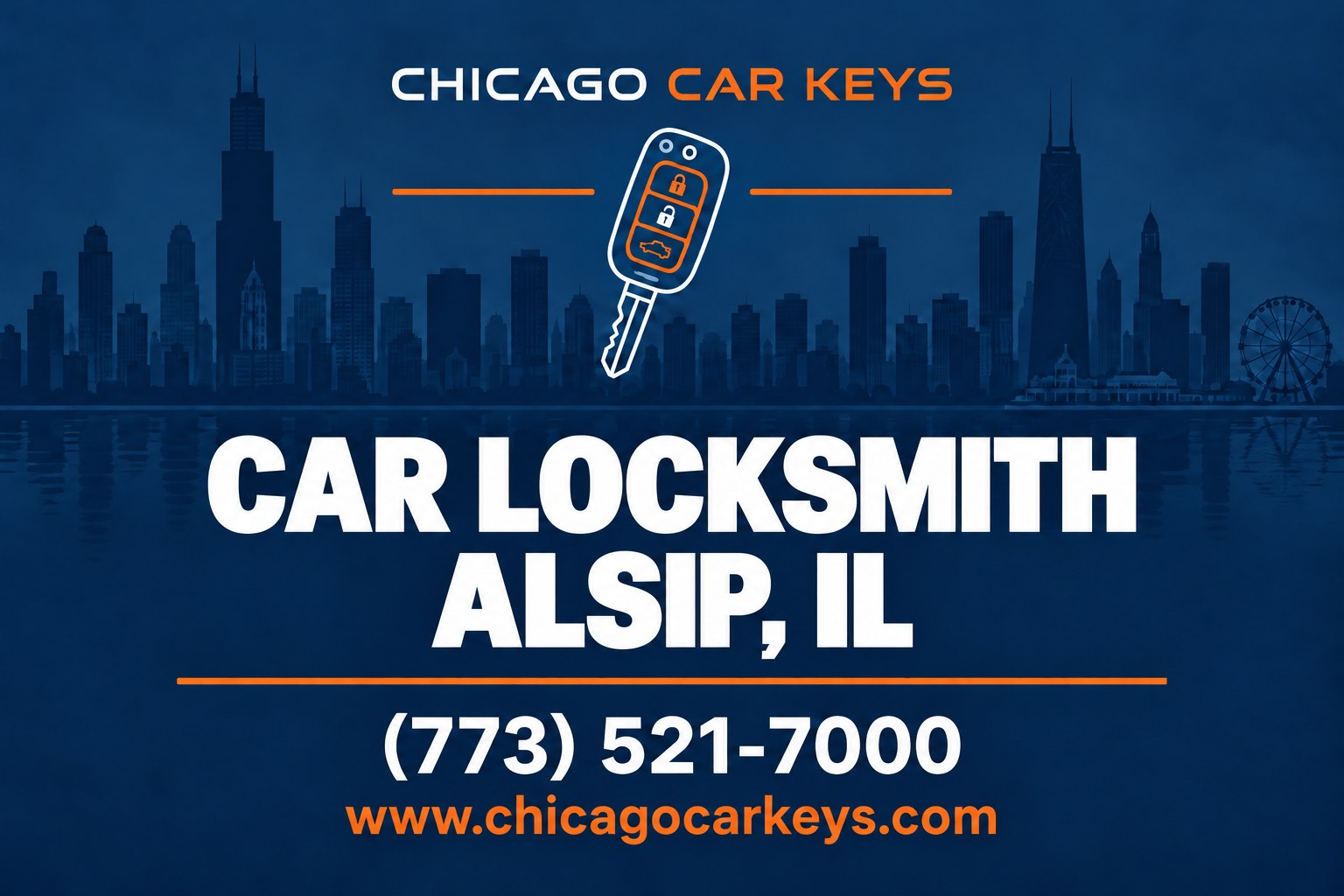 Chicago Car Keys mobile car locksmith service in Alsip Illinois