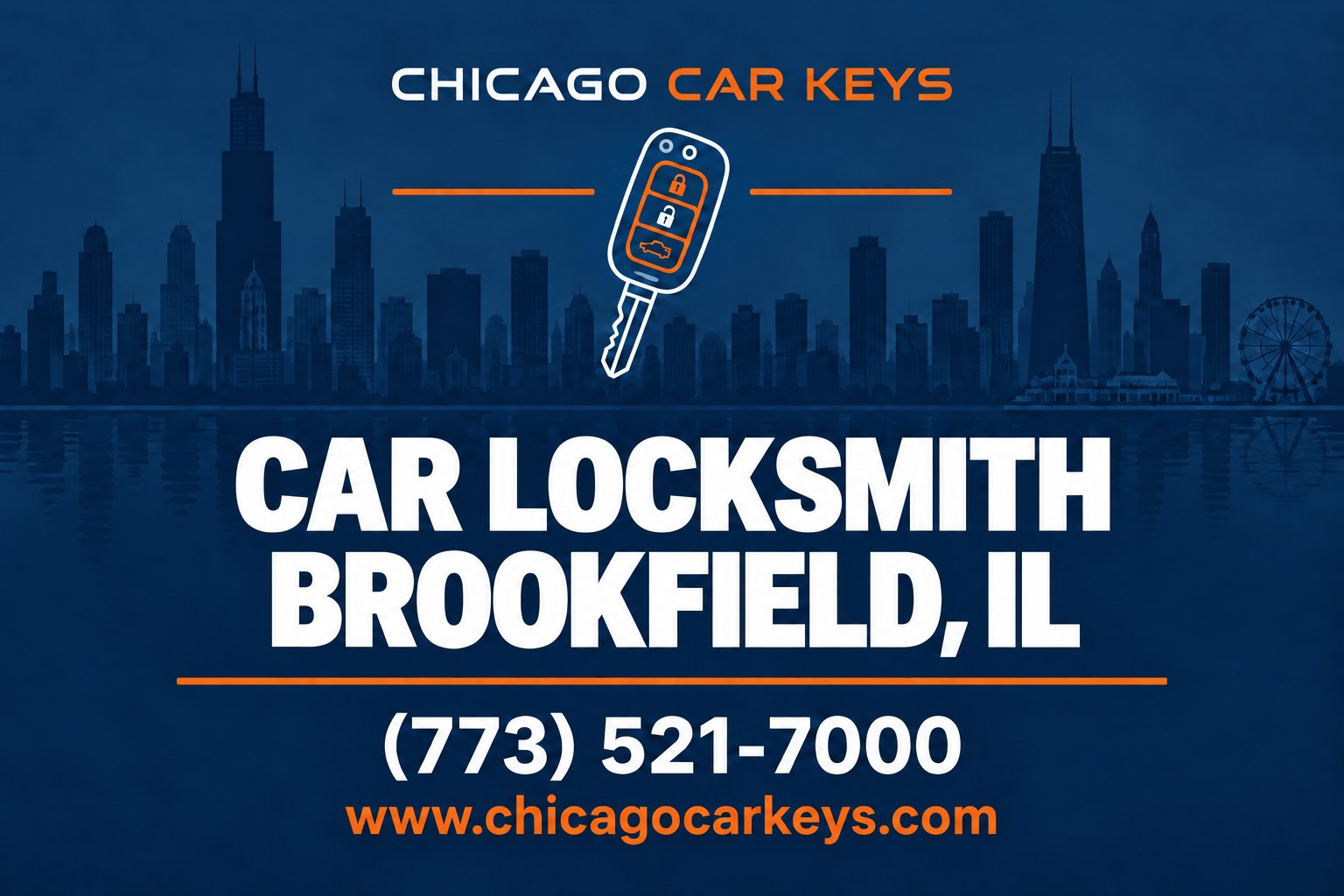 Chicago Car Keys mobile car locksmith service in Brookfield Illinois
