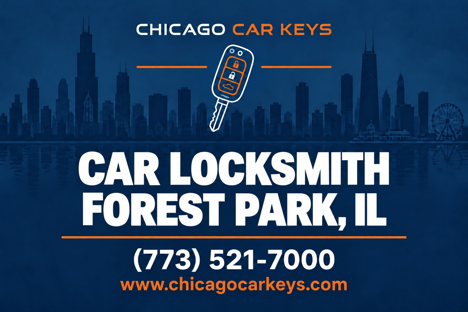 Chicago Car Keys mobile car locksmith service in Forest Park Illinois