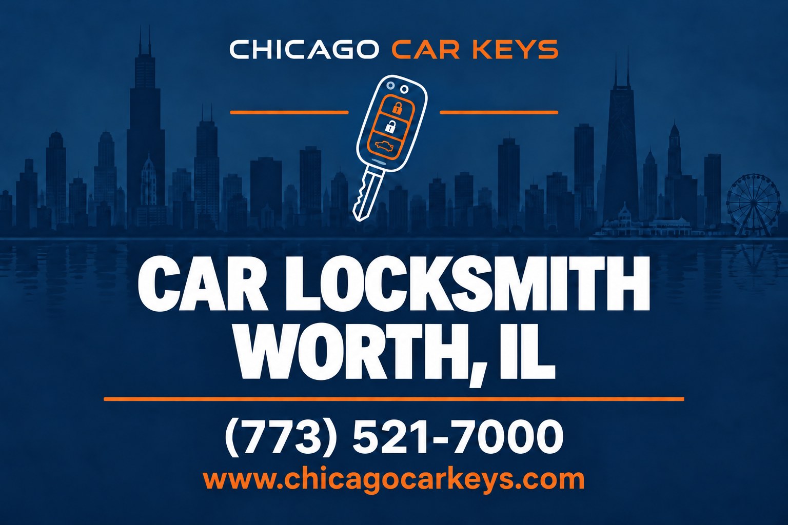 Chicago Car Keys mobile car locksmith service in Worth Illinois